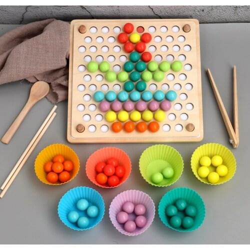 Early Educational Toys for Kids Preliminary Exercises Color Learning and Sorting Montessori Toys at Home Paren-child Toys