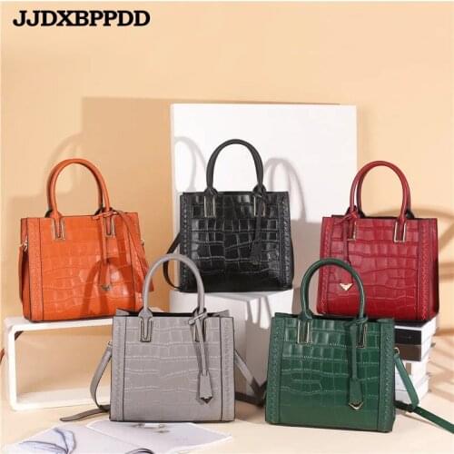 Genuine Leather Luxury Handbags Women Bag Designer Female Shoulder Vintage Ladies Crossbody Bags For Women High Quality