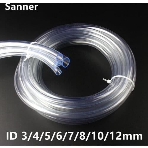 5/10/15M High Pressure Long Garden Watering Hose PVC Plastic Flexible Transparent Tube For Car Wash Drip Irrigation System Pump