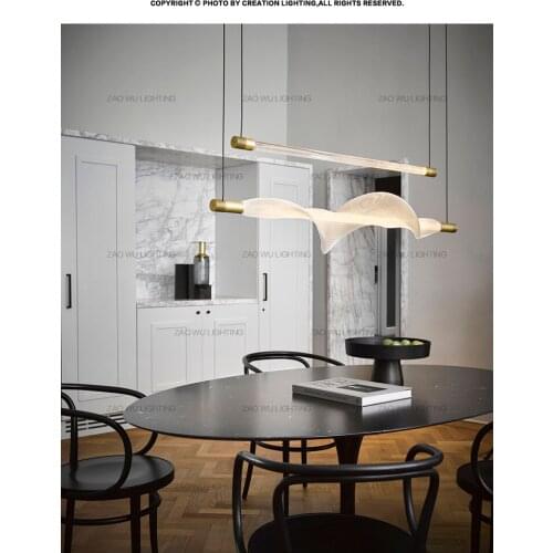 Nordic lamps postmodern minimalist creative dining room lamp study bar bedside chandelier