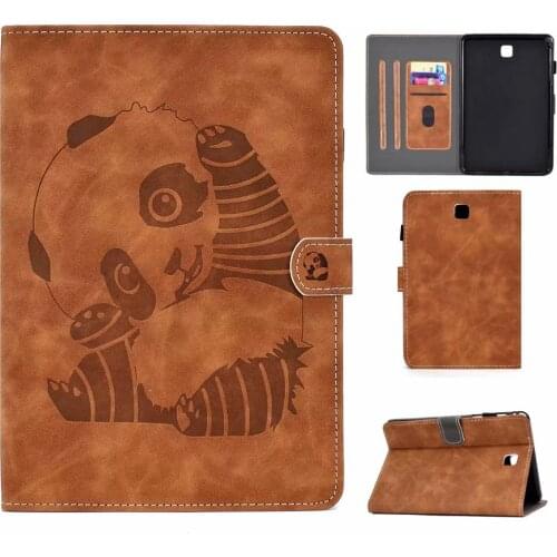 SM-T355 Case For Samsung Galaxy Tab A 8.0 SM-T350 T355 P350 Smart Cover Funda Fashion Cartoon Tablet PU Leather Stand Shell Case