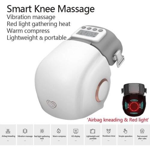 Smart Knee Massage Heated Knee Massager Vibrator Red Light Knee Physiotherapy Massage Device Massage Visage Foot Massager