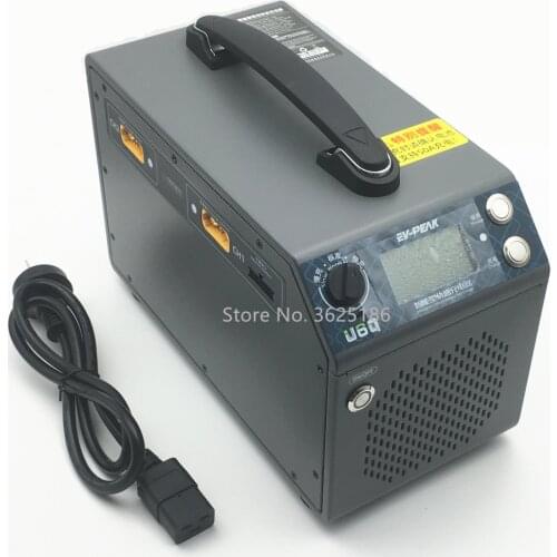 EV-PEAK U6Q LiPo Battery Charger 2400W 50A Intelligent 12S - 14S Balance Charger for LiPo LiHv