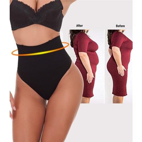 Sexy Thong Shapewear Butt Lifter Women High Waist Trainer Tummy Control Panties Knicker Slimming Underwear Cincher Girdle women