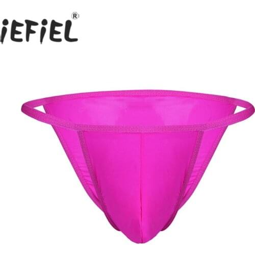 Sissy Lingerie Sexy Men Male Fetish Gay Panties Stretch Bulge Pouch Bikini Briefs Tanga Underwear Low Rise G String Thong