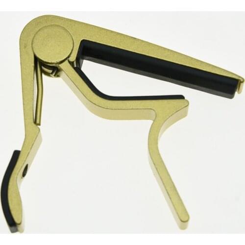 KAISH Gold Acoustic Electric Guitar Capo Metal Quick Change Trigger Tune Key Clamp