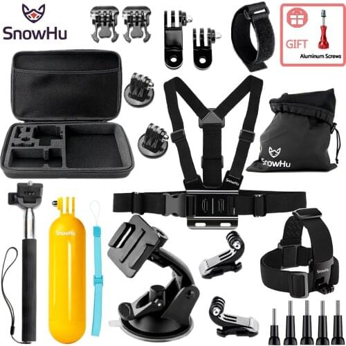 SnowHu For Gopro Accessories Protective Storage Bag Carry Case for Yi 4KGopro Hero 9 8 7 6 5 Sjcam eken Action Camera GS88