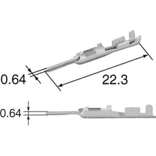 Free shipping 8100-3622 500 pcs Original auto terminal original part metal contact for car wire connectors for Sumitomo