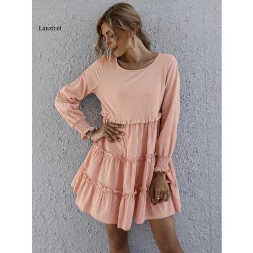 Black Sexy High Neck Chiffon Mini Dress A-Line Long Sleeve Turtlenck Fashion Dress Bandage Mini Dresses