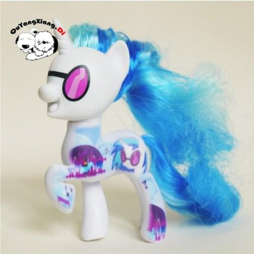 P8-018 Action Figures 8cm Little Cute Horse Model Doll DJ3 Anime Toys for Children