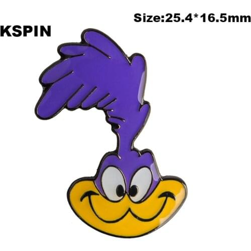 Road Runner Badge 100pcs a lot pin badge Brooch Icons XY0246