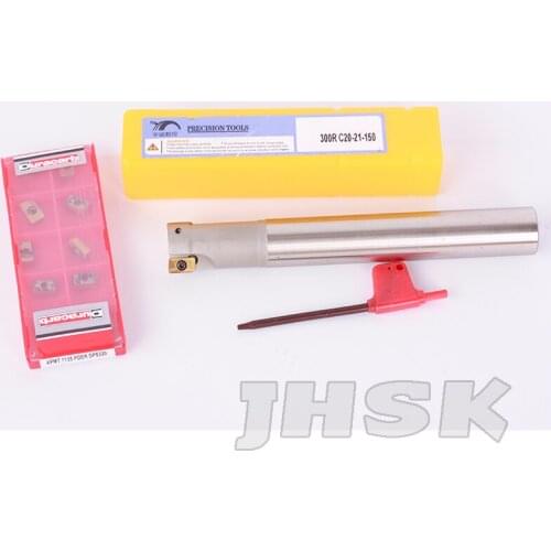 BAP300R-C20-21-150 Indexable milling cutter CNC TOOL With 10 pcs APMT1135PDER 5320