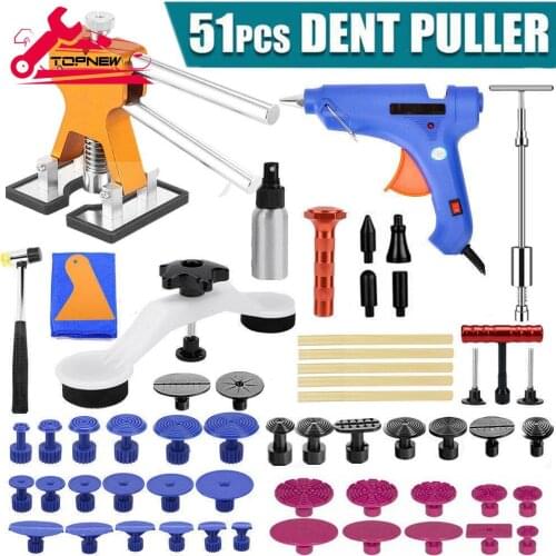 Paintless Dent Removal Tools Auto Dent Repair Kit Puller Sets Pull up Kit for Car Hail Damage Door Dings Repair