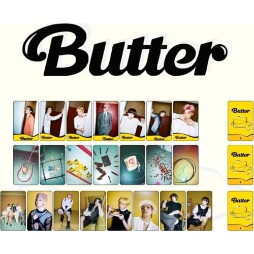 KPOP Bangtan Boy Butter Photo Cards Lomo Cards Poster Hd Premium Photos JUNG KOOK JIMIN SUGA V JIN J-HOPE Gifts Posters