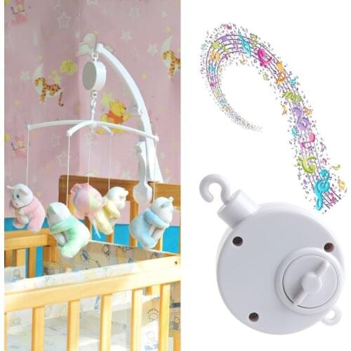 New 1Pc Baby Infant Rotary Mobile Crib Bed Clockwork Movement Music Box Kids Develop Toy