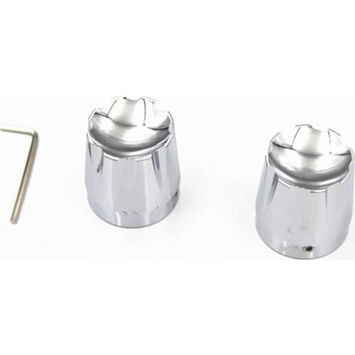 Pair 29mm CNC Excalibur Front Axle Nut Cover Bolt For Harley Dyna Softail XL Touring Motorcycle