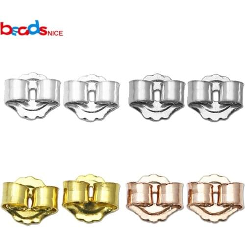 Beadsnice Silver 925 Butterfly Earrings Back fit Stud Earrings Clasp Earring Stopper DIY Earring Fashion Jewelry Finding ID25339