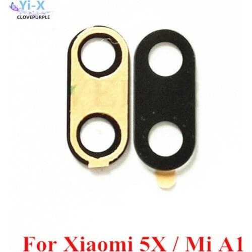 2pcs/lot Rear Back camera glass lens for xiaomi 5X / A1 lens For Mi 5X A1