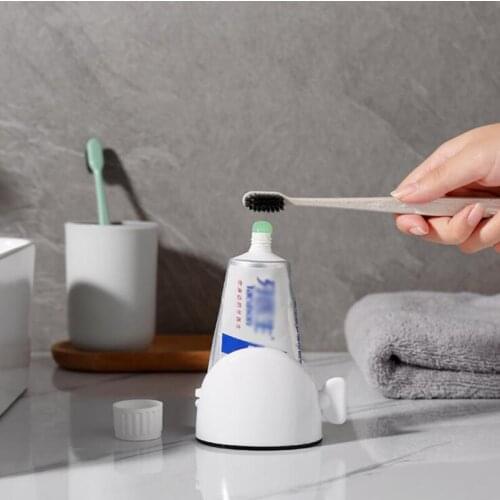 Creativity Home Toothpaste Tube Squeezer Plastic Easy Dispenser Rolling Holder Bathroom Supply Tooth Cleaning Accessories