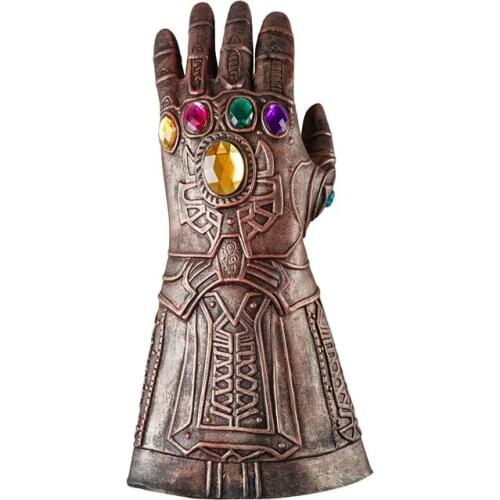 Adult End Game Thanos Infinity Gloves Cosplay Costume Half Fingers Hand Decoration Accessories