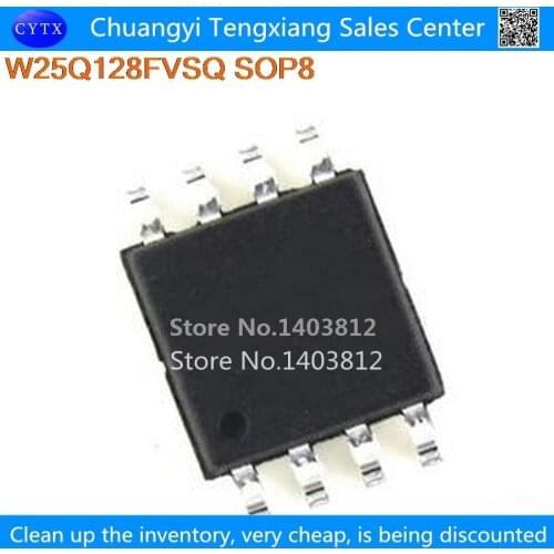 W25Q128FV W25Q128 W25Q128FVSSIG W25Q128FVSIG W25Q128FVSQ W25Q128FVSIQ SOP8 2PCS