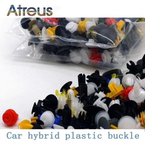 200Pc Mixed Car Door Bumper Clips Retainer Auto Fastener Rivet For Nissan Juke X-trail Opel Astra J H G Kia Rio Ceed Sorento