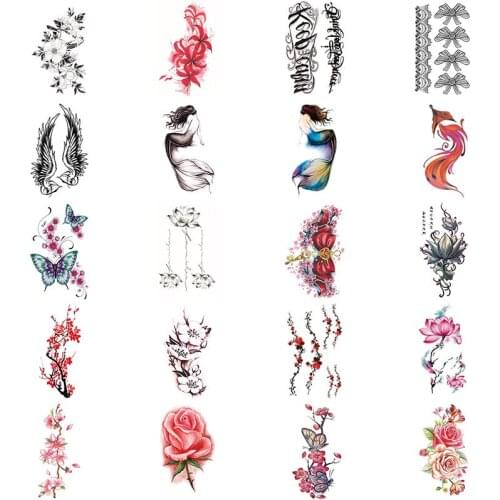 20 pcs Sexy waterproof and durable simulation of tattoo arm tattoo with large female pattern