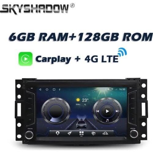 Carplay DSP IPS Android 10.0 6GB+ 128GB LTE Car DVD Player GPS WIFI Bluetooth 5.0 RDS Radio For Buick GL8 Hummer H3 2006 - 2012