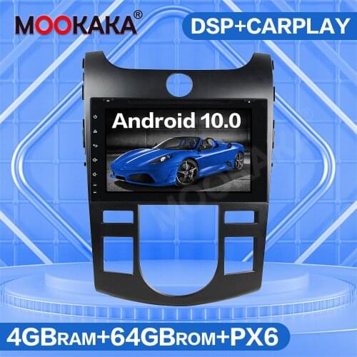 4G SIM LTE Android 10.0 64G Car Multimedia Player GPS Navigation For Kia CERATO/FORTE 2008-2012 Audio Headunit Auto Radio Stereo