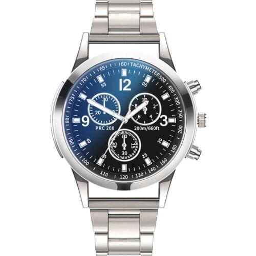 Mens Three Eye Business Watches Fashion Luxury Stainless Steel Dial Quartz Wristwatches Mens Casual Bracele Belt Watch часы