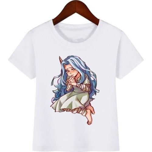 My Hero Academy Cute Tsuy Cartoon Print Children Clothing Kids T Shirt Boy Girls Summer Short-sleeved Top Kids Birthday Gift