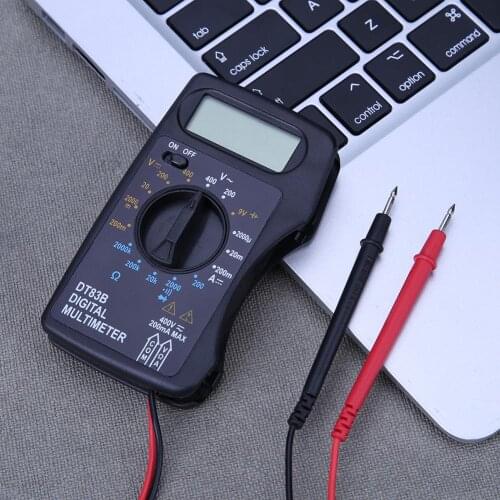 DT83B Pocket Digital Multimeter Ammeter Voltmeter DC/AC Resistor Ohm Voltage Multi Meter Tester Electrical Instruments