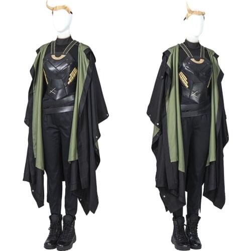 Loki Season One Cosplay Costume Lady Loki Sylvie Role-playing Outfit Halloween Party Clothes Accessories