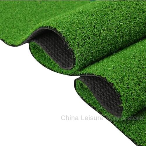 Golf Indoor Simulation Exercises Carpet Green Grass Carpet Non-slip Rubber Training Hitting Pad Practice Tee Holder Grass