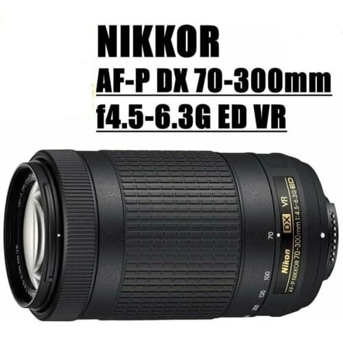 New Nikon 70-300 lens AF-P DX 70-300mm f/4.5-6.3G ED VR Lens for Nikon D5600 D5500 D3500 D3200
