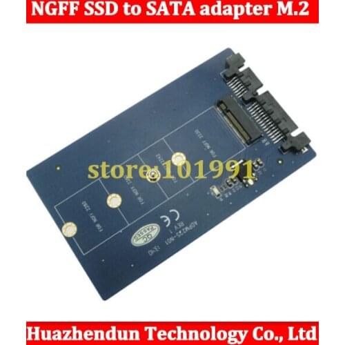 New NGFF SSD to SATA adapter M.2 Interface to SATA 2.5-inch solid state drive serial adapter Free shipping