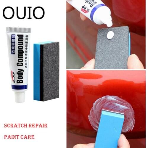 OUIO Car paint Care Scratch Repair Compound Kit For Abarth Fiat 500 BMW E60 E36 E34 E30 Mercedes Benz W204 Volvo XC90 V70 S60