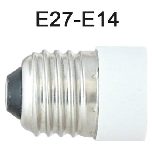 100PCS E27 to E14 Socket Light Bulb Lamp Holder Adapter Plug Extender Lampholder LC002