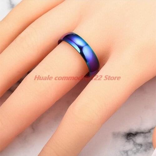 New 1PCS Men Women 16-23mm Rainbow Ring Titanium Steel Ring Lose Weight Slim Ring Magnetic Therapy Health Care Jewelry