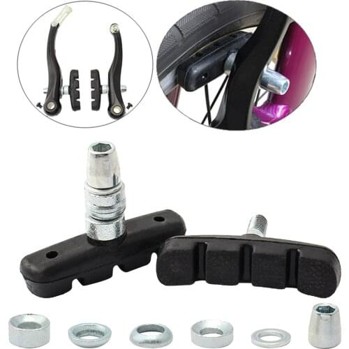 Rubber Bike V Brake Pad V-Brake Blocks Noiseless Brakes Caliper Dirt Blocker