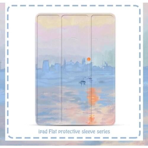 Sun Case for iPad Air 4 2020 10.5 Air 3 Cover 10.2 7th 2021 Pro 11 Case 2018 Air 2 9.7 Mini 5 Funda Blue Shell for Ipad 9.7