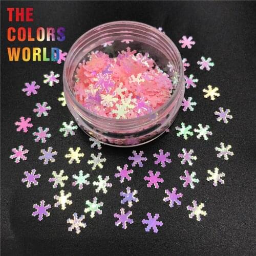 TCT-452 Snowflake 6MM Nail Glitter Nail Art Decoration Body Art Henna Tumbler DIY Handwork Accessories Festival Party Supplier