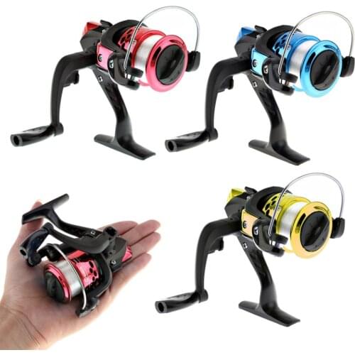 High Speed Gear Ratio 5.2:1 Spinning Small Fishing Reels Left Right Hand Wheel Fish Tools with 50M Fishing Line