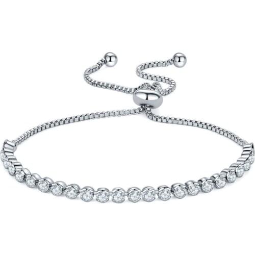 YJGS Fashion Charm Bracelets Copper Zircon Box Chain Adjustable Bracelets Personalized Bracelet For Women Trend Jewelry Gifts