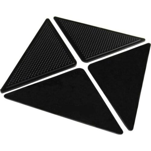 4pcs Carpet Anti-slip Tape Household Living Room Bedroom Bathroom Carpet Mats Fixed Tape Anti-slip Stickers