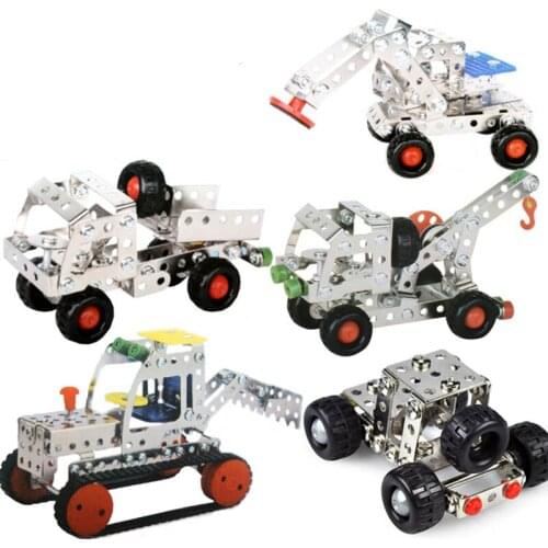5 in 1 metal alloy toy car child diy car model toys
