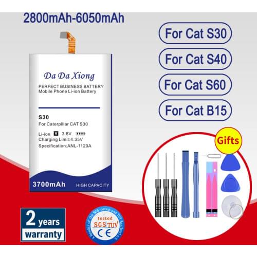 High Capacity Battery For Caterpillar CAT S30 S40 battery 458002-S40 S60 APP-12F-F57571-CGX-111For Caterpillar CAT B15 B15Q B15Q