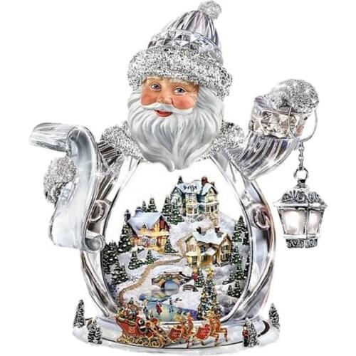 5D DIY Diamond embroidery Santa Claus snow house diamond painting Cross Stitch full square drill Rhinestone mosaic decoration