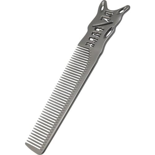 Aluminum Metal Cutting Comb Hair Hairdressing Barbers Salon Combs Men Women Hair Care Styling Tool