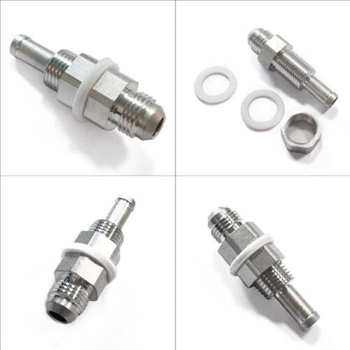 AN6 - 5/16 Hose Barb Fuel Tank Joint Fitting for Fuel Tank and Fuel Cell Aluminum Durable Hose barb joint for Cars free shipping